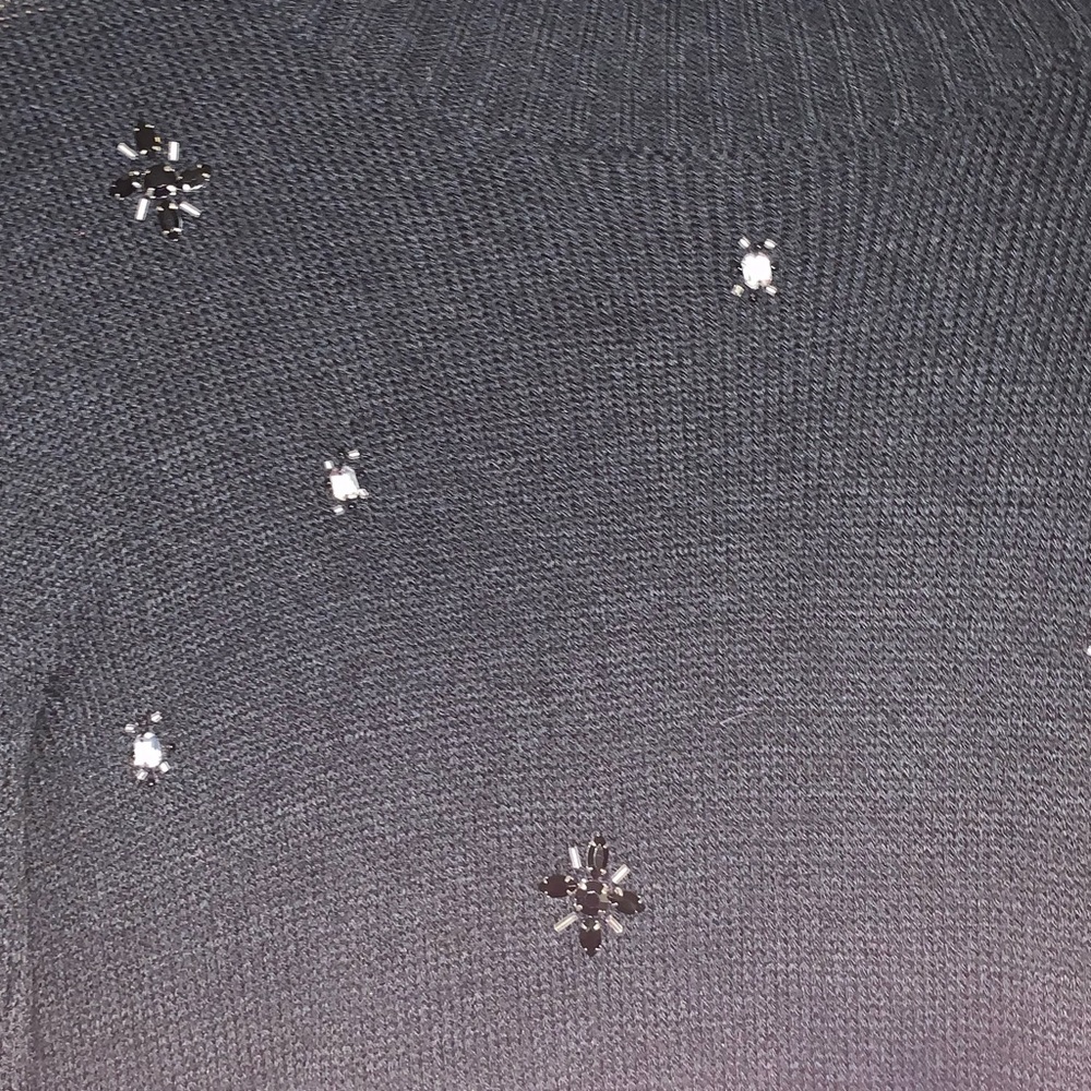Signature Collection black knit sweater dress XL - Picture 3 of 6